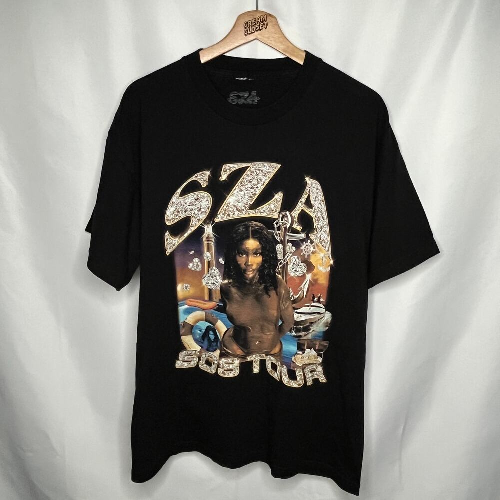 SZA Kendrick Lamar TDE pg Lang Ctrl SOS LANA Hip Hop Rap R&B Tour Merch Tee XL